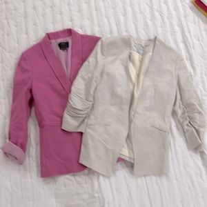 J CREW SZ 10 + H&M SZ 12 BLAZERS Like New
